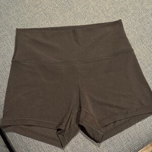 lululemon athletica Black High-Waist Shorts